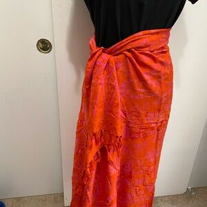 Rayon shawl or pareo.